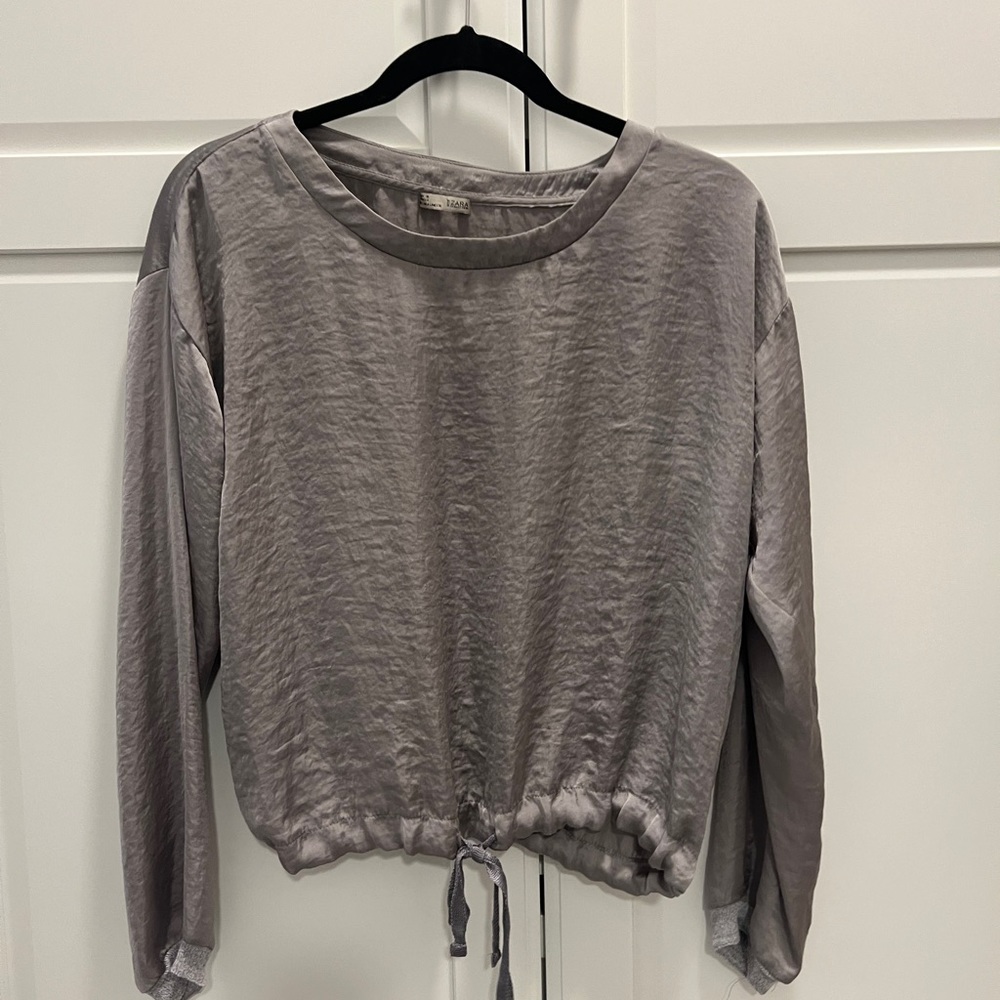 Zara satin top